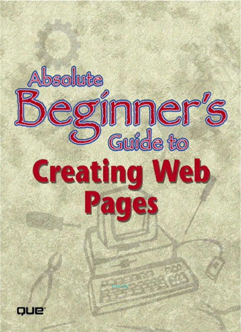 Beginners Guide to Creating Web Pages