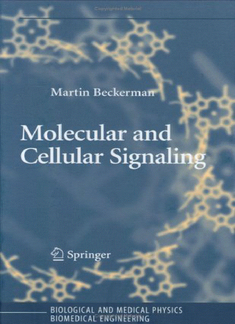 Molecular and Cellular Signaling 1st Edition