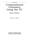 Computational Chemistry Using The PC 3rd Edition