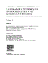 Laboratory Techniques in Biochemistry and Molecular Biology Volume 15