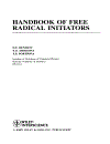 Handbook of Free Radical Initiators