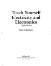 Teach Yourself Electricity Electronics 3rd Edition Stan Gibilisco