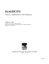 Elasticity Theory