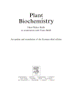 Plant Biochemistry