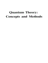 Quantum Theory Concepts and Methods