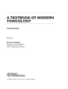 A Textbook of Modern Toxicology 3rd Edition