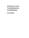 Introduction to Biomedical Engineering 2nd Edition