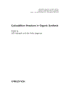 Cycloaddition Reactions in Organic Synthesis