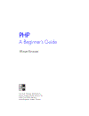 PHP A Beginners Guide Oct 2008