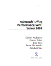 Microsoft Office PerformancePoint Server 2007