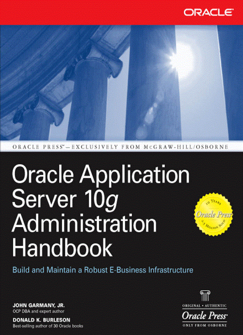 Oracle Application Server 10g Administration Handbook