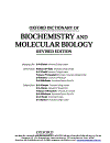 Oxford Dictionary of Biochemistry and Molecular Biology