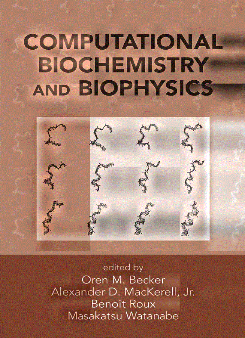 Computational Biochemistry and Biophysics