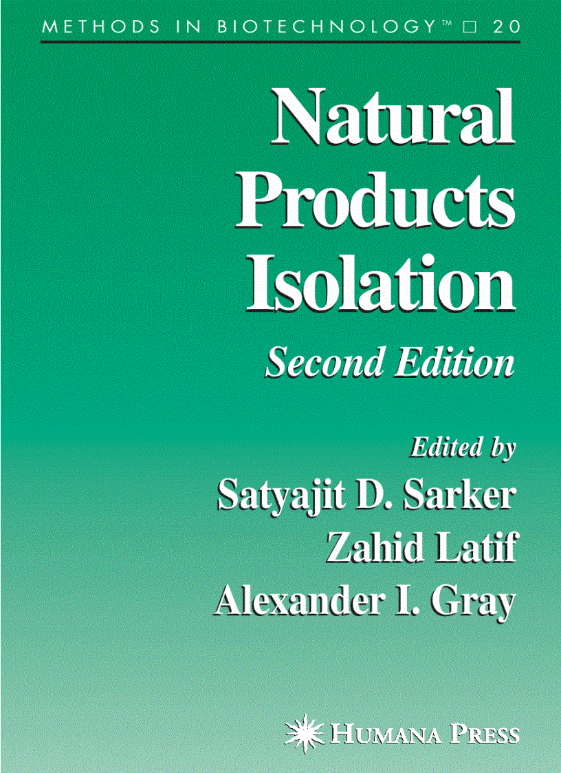 Natural Products Isolation 2nd Edition