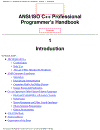 The ANSI ISO C Professional Programmer s Handbook