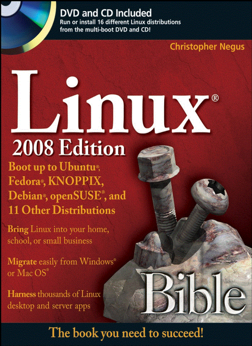 Linux Bible 2008 Boot up to Ubuntu