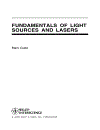 Fundamentals of Light Sources and Lasers