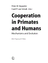 Cooperation in Primates and Humans