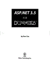 ASP NET 3 5 For Dummies