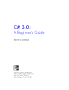 CSharp 3 0 A Beginners Guide Aug 2008