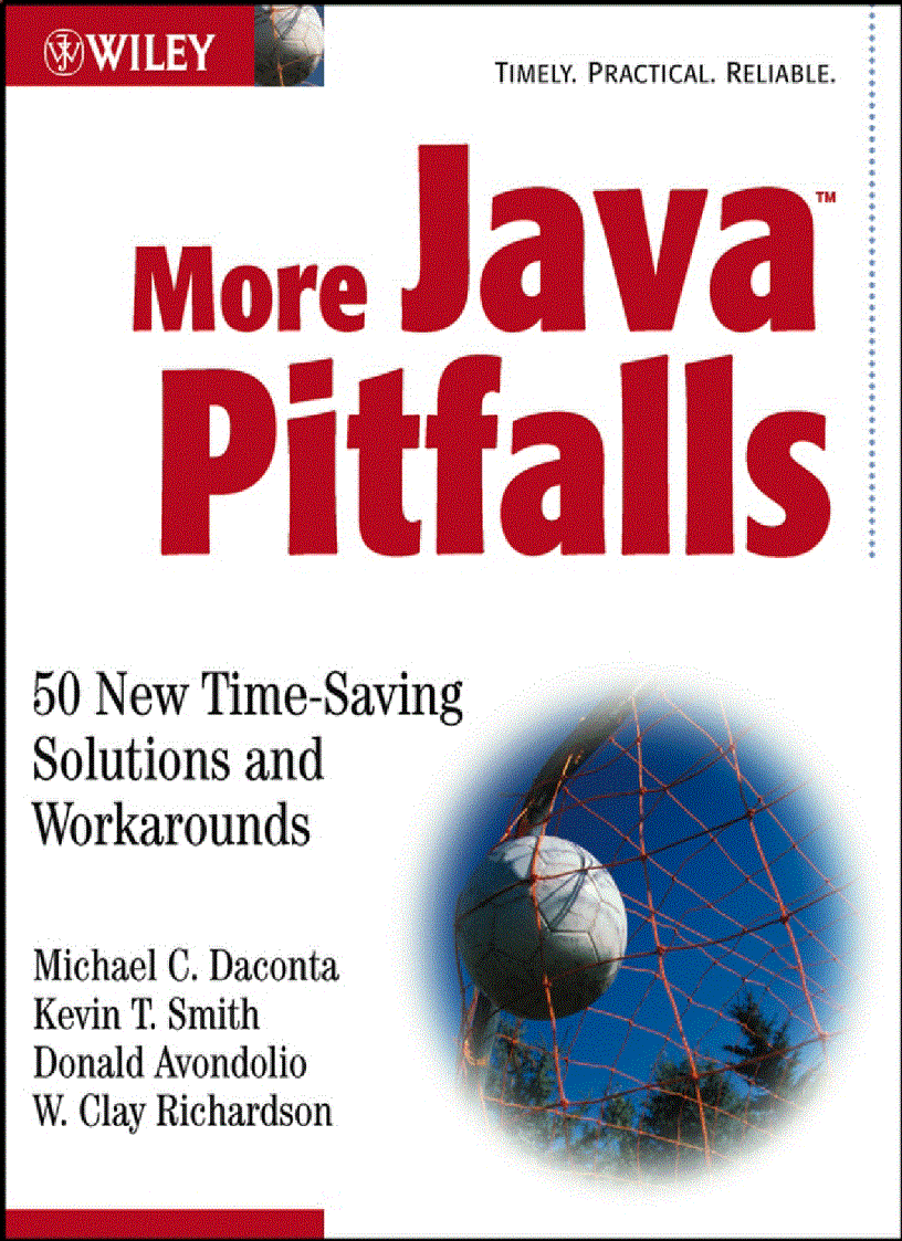 More Java Pitfalls 50 New Time Saving Solutions and Workarounds