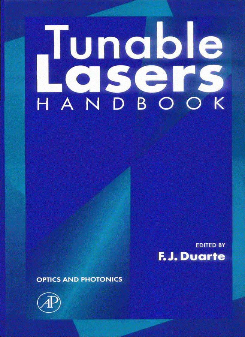 Tunable Lasers Handbook Optics and Photonics