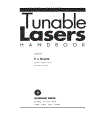 Tunable Lasers Handbook Optics and Photonics