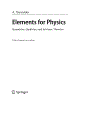 Elements for Physics 1st Edition