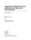 Greene s Protective Groups in Organic Synthesis 4th Edition