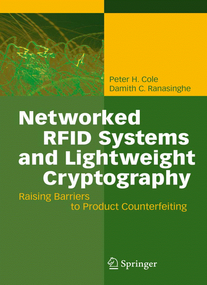 Networked RFID Systems and Lightweight Cryptography Dec 2007