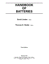 Handbook of Batteries