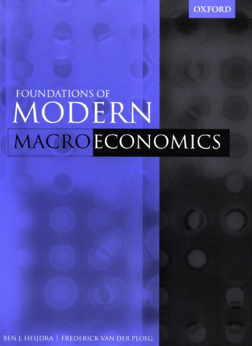 The Foundations of Modern Macroeconomics