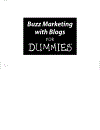 Buzz Marketing with Blogs For Dummies