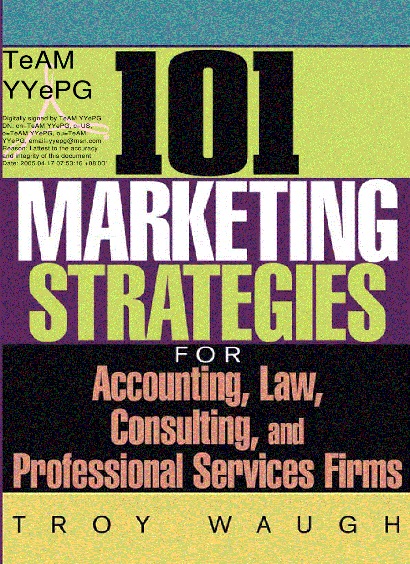 101 Marketing Strategies for Accounting