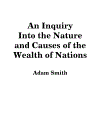 An Inquiry into the Nature and Causes of The Wealth Of Nations