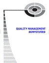 Quality Management Demystified A Self Teaching Guide