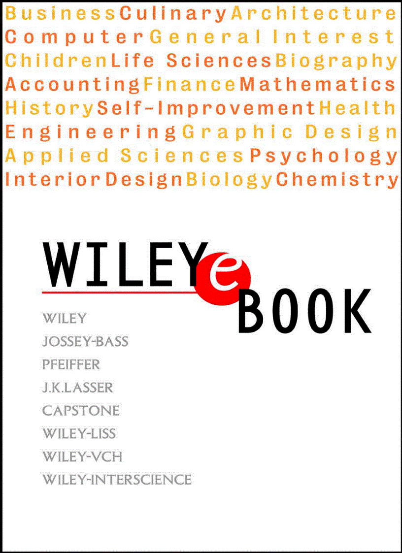 Wiley The Portable MBA in Finance and Accouting 3rd Edition