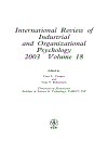 International Review of Industrial and Organizational Psychology 2003 Vol 18