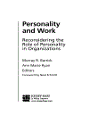 Personality and Work 1st Edition