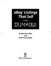 eBay Listings That Sell For Dummies