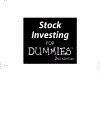 Stock Investing For Dummies 2nd Edition