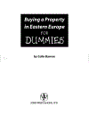 Buying a Property in Eastern Europe For Dummies