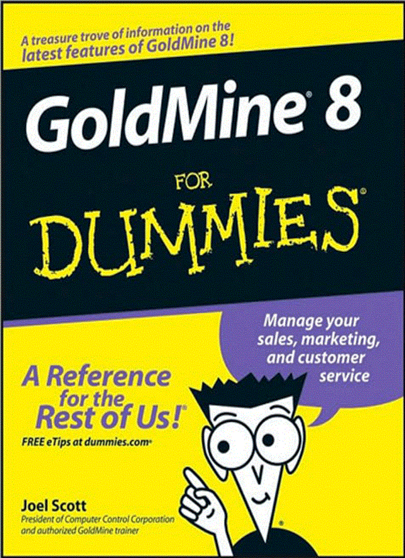 GoldMine 8 For Dummies