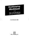 Bookkeeping Workbook For Dummies