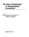 The New Introduction to Geographical Economics 2nd Edition