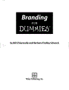 Branding For Dummies illustrated Edition