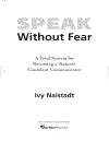 Speak Without Fear A Total System for Becoming a Natural Confident Communicator