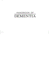 Handbook of Dementia 1st Edition