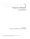 Depressive Disorders 2nd Edition