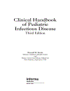 Clinical Handbook of Pediatric Infectious Disease 3 Edition